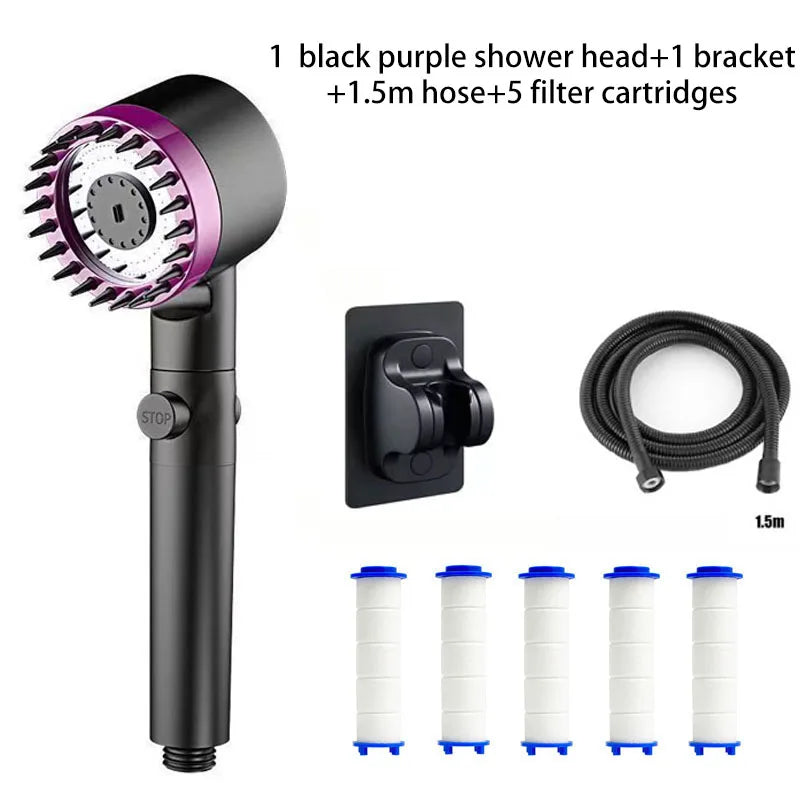 Fina Shower Filter Head | Multi-Mode Massage Function