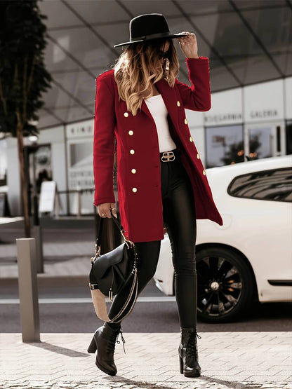 Fina Wool Coat | Double Breasted, Insulated