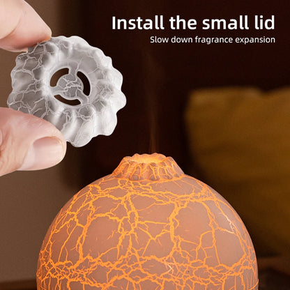 Flame Volcano Essential Oil Diffuser with RGB Night Light – 200ML Aromatherapy Humidifier for Office and Bedroom