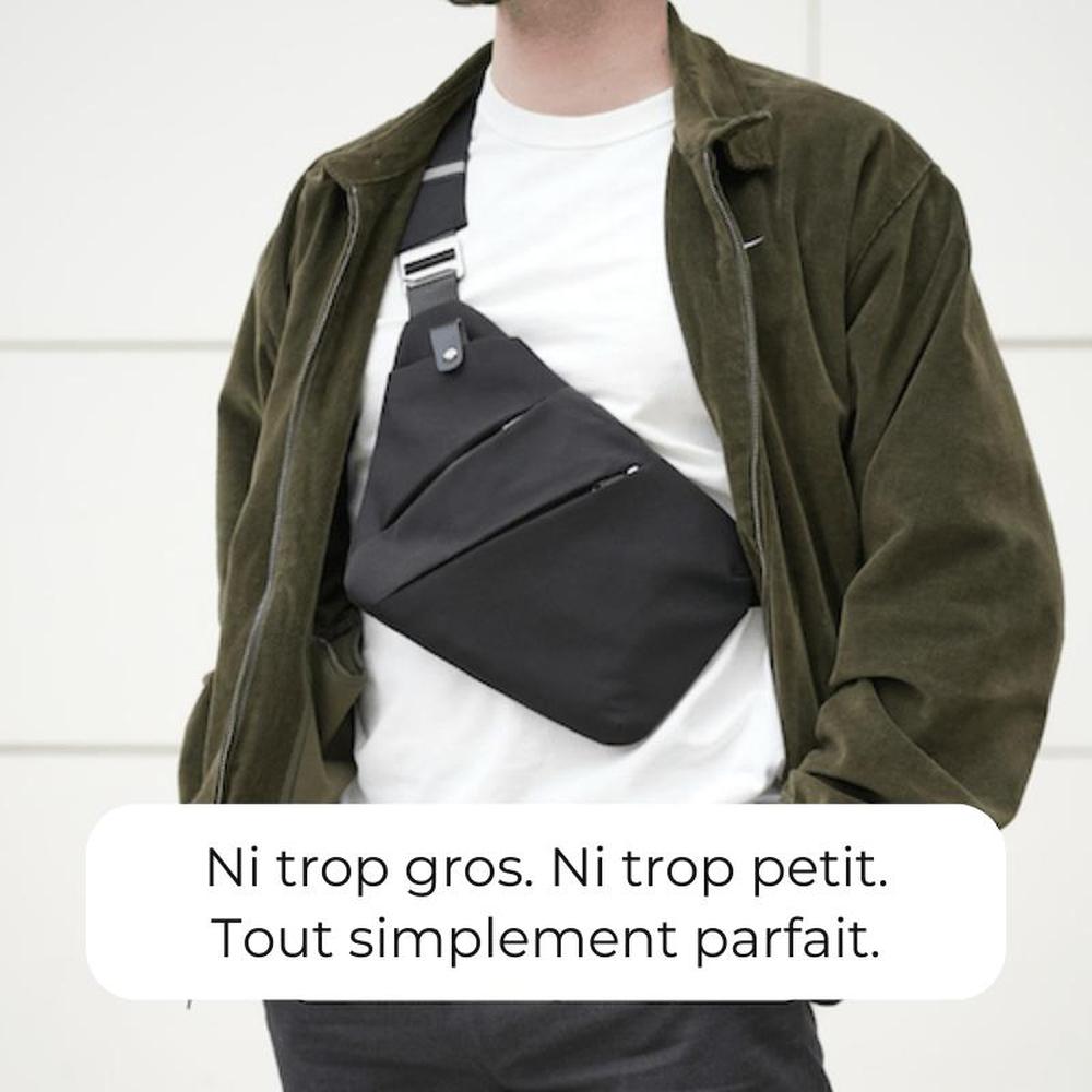 Sac Antivol Femme en Nylon à Rayures – Pratique et Élégant, Sac à Main et Bandoulière pour Sorties et Voyages