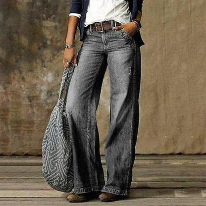 Elegant Custom-Fit Women's Flowing Pants with Eye-Catching Details – Comfortable and Versatile