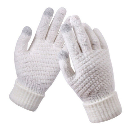 Gants Extensibles pour Femmes en Mélange de Coton, Nylon et Laine - Compatibles Écrans Tactiles 10