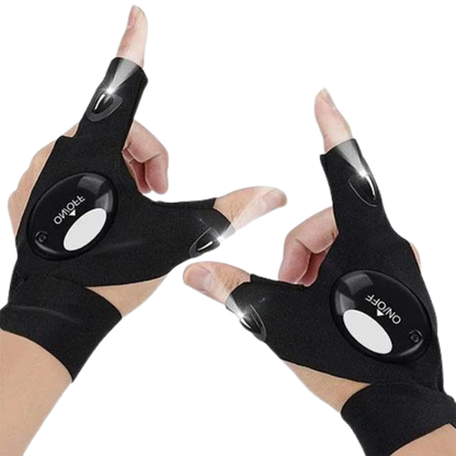 Waterproof LED Gloves with Lighting – Comfortable for Camping and Repairs