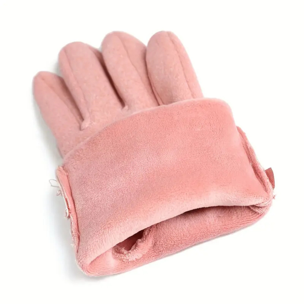 Gants d'hiver pour femmes avec écran tactile – Design ajusté en daim 2