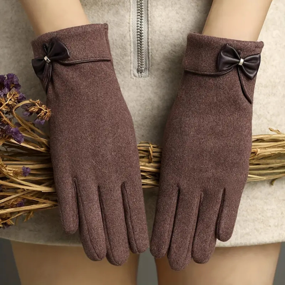 Gants d'hiver pour femmes avec écran tactile – Design ajusté en daim 6
