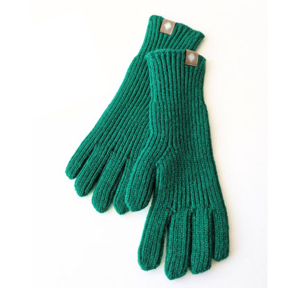 Gants en Coton Mélangé avec Poignet Allongé et Compatibilité Écran Tactile – Hiver 2