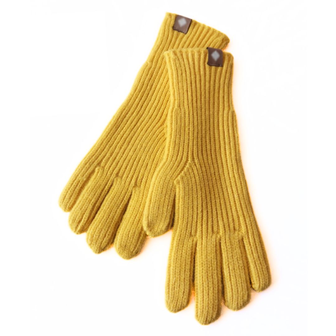 Gants en Coton Mélangé avec Poignet Allongé et Compatibilité Écran Tactile – Hiver 3
