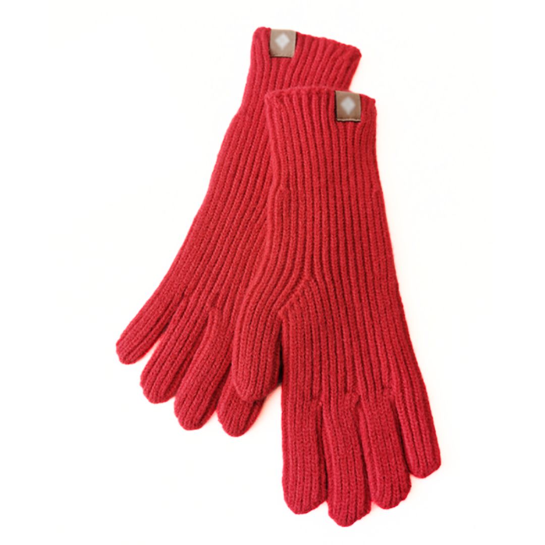 Gants en Coton Mélangé avec Poignet Allongé et Compatibilité Écran Tactile – Hiver 7