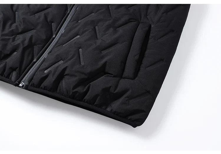 Gilet Isolant Slim pour Hommes avec Doublure Sherpa et Col Montant – Idéal pour l'Hiver, Poches Zippées