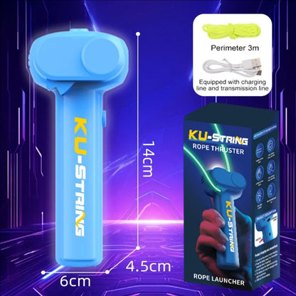 Glow-in-the-Dark Electric Rope Thruster for Outdoor Play – Creative Decompression Toy for Cats and Pets