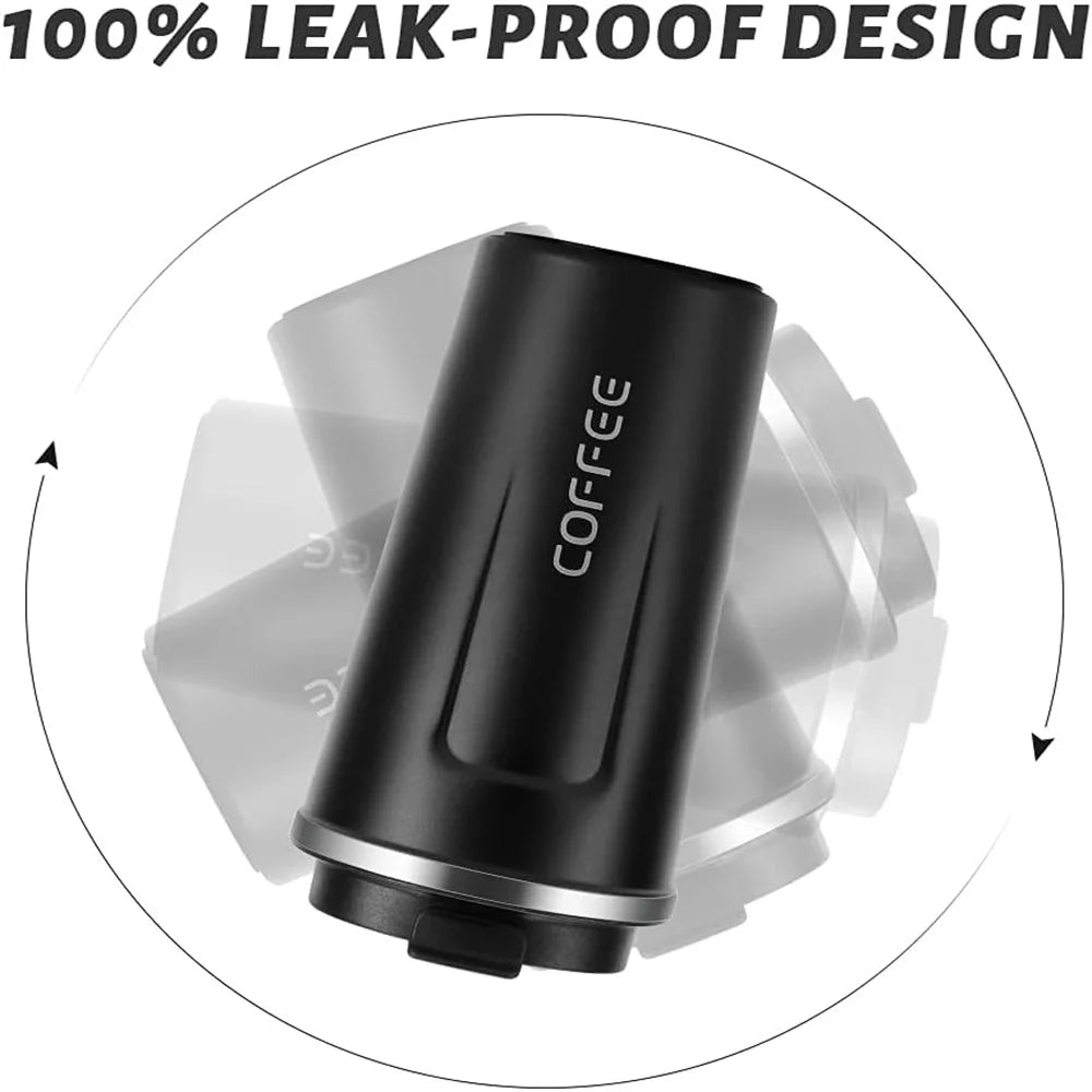 Gobelet Isotherme en Acier Inoxydable avec Affichage de Température – Mug de Voyage Étanche 380ml 510ml