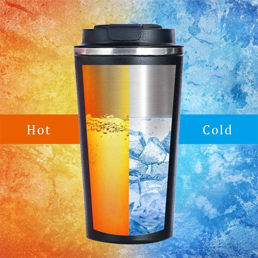 Gobelet Isotherme en Acier Inoxydable avec Affichage de Température – Mug de Voyage Étanche 380ml 510ml