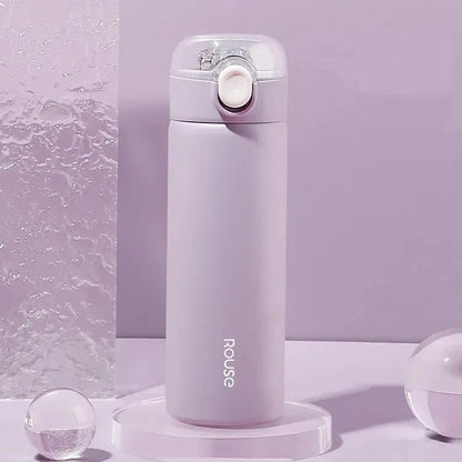 Stainless Steel Insulated Bottle 380ml with Straw for Girls