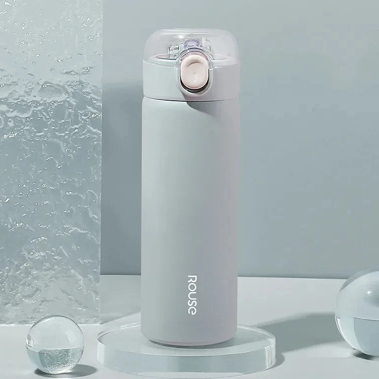 Stainless Steel Insulated Bottle 380ml with Straw for Girls