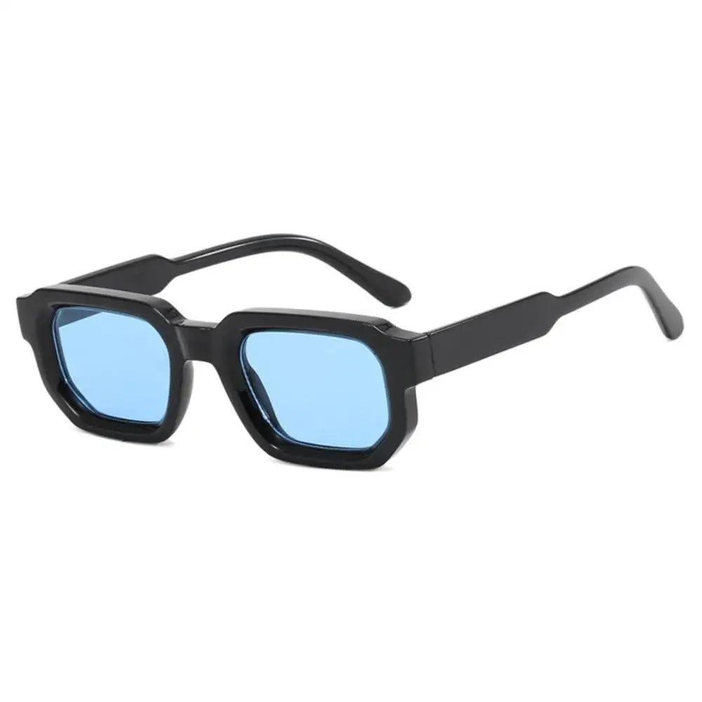 Grosses Lunettes de Soleil Carrées Femme avec Verres Bleus UV400 – Accessoire Tendance et Chic pour Été