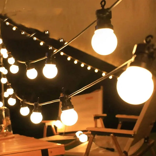 Waterproof LED String Lights 23M G50 for Wedding and Party Decoration