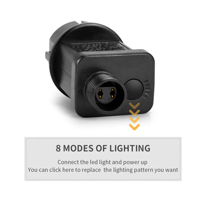 Waterproof LED String Lights for Outdoor Decoration – 50M to 100M, 8 Lighting Modes