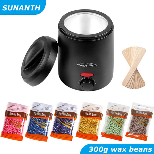 Hair Removal Wax Heater with Adjustable Temperature Control – 200ml Melting Pot for All Wax Types