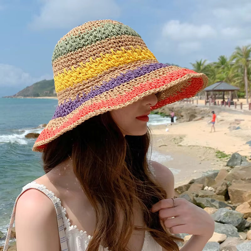 Chapeau de Paille Léger Femme – Accessoire Estival Élégant avec Protection Solaire et Confort Optimal