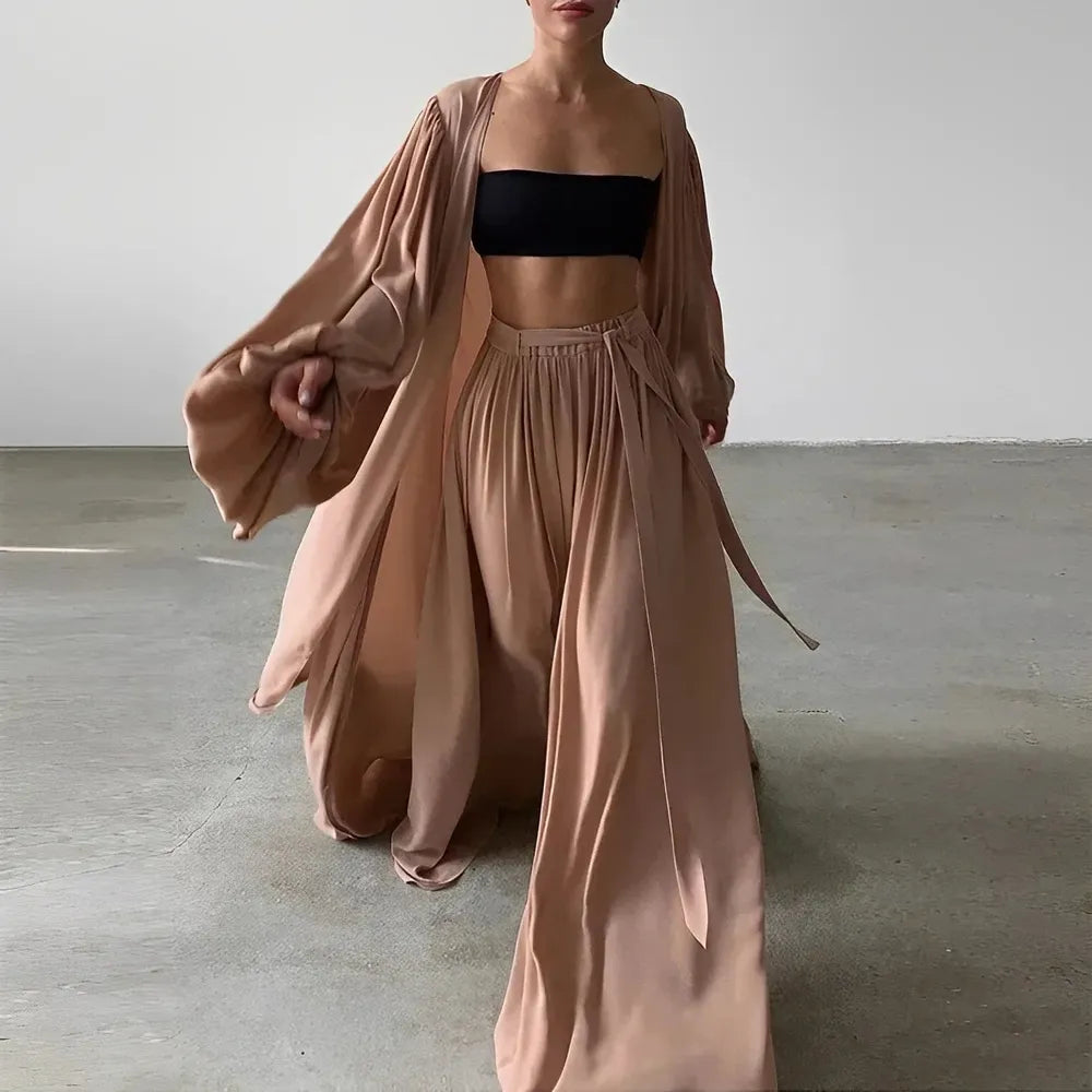 Ensemble Tailleur Femme Élégant 3 Pièces en Tissu de Haute Qualité – Polyvalent et Confortable pour Toutes Occasions
