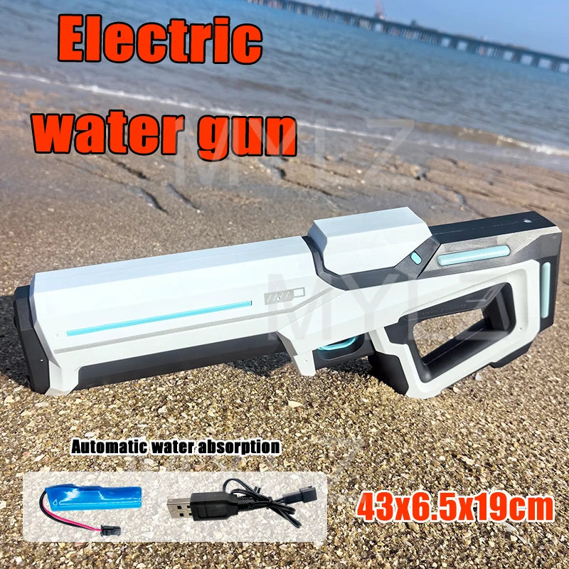 High Pressure Electric Water Gun for Kids – Perfect for Summer Pool Games