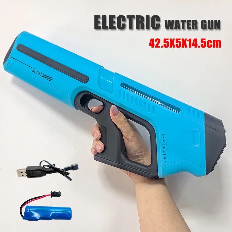 High Pressure Electric Water Gun for Kids – Perfect for Summer Pool Games