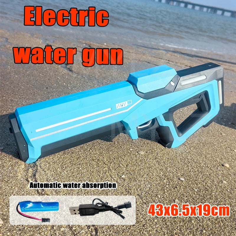 High Pressure Electric Water Gun for Kids – Perfect for Summer Pool Games