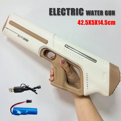 High Pressure Electric Water Gun for Kids – Perfect for Summer Pool Games