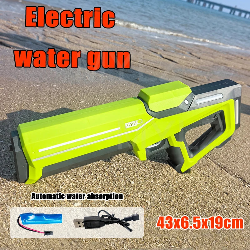 High Pressure Electric Water Gun for Kids – Perfect for Summer Pool Games