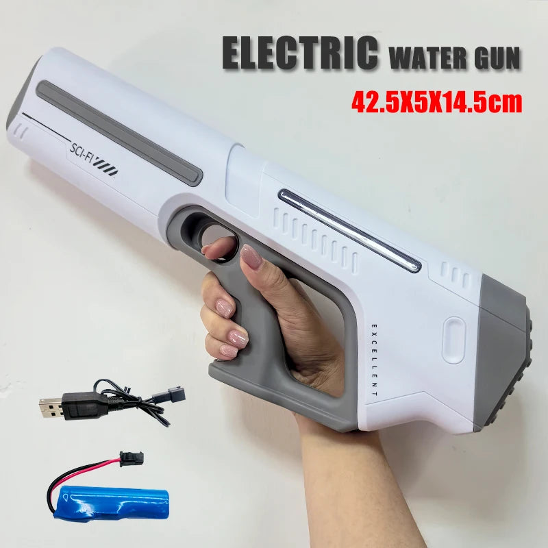 High Pressure Electric Water Gun for Kids – Perfect for Summer Pool Games