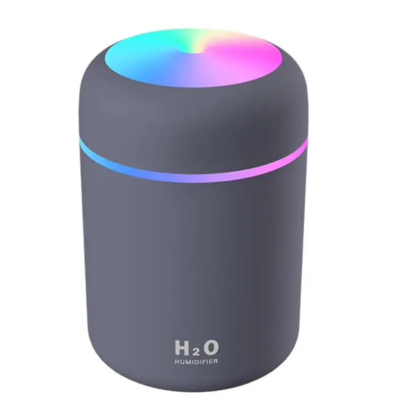 Humidificateur USB 300ml avec Diffuseur d'Aromathérapie et Design Coloré