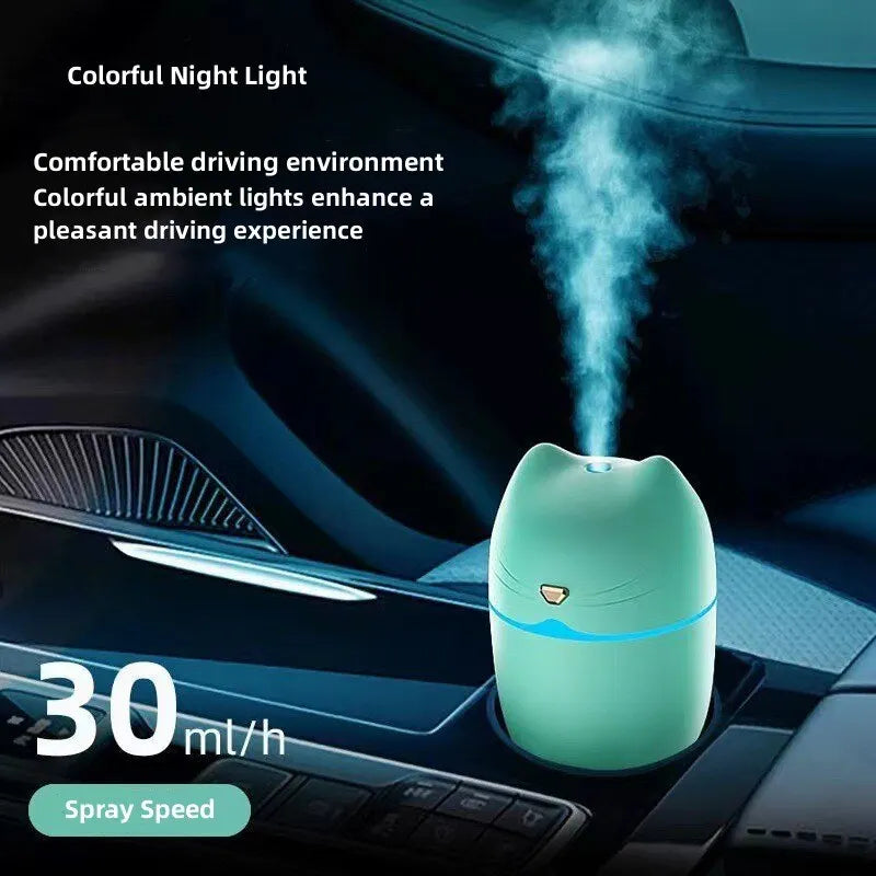 Humidificateur USB Portable Mini pour Bureau et Dortoir – Compact et Silencieux