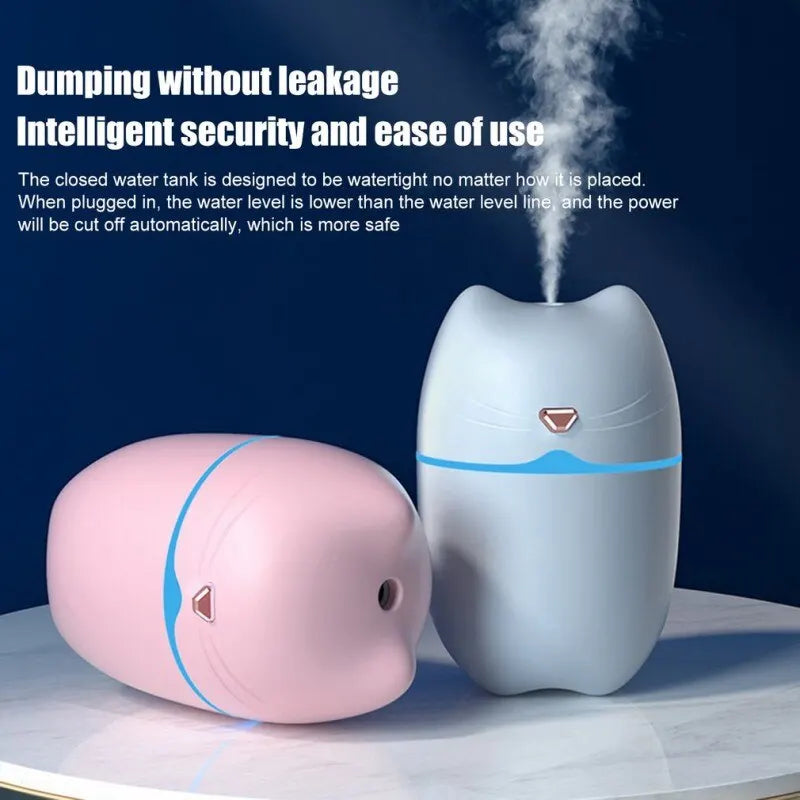 Humidificateur USB Portable Mini pour Bureau et Dortoir – Compact et Silencieux