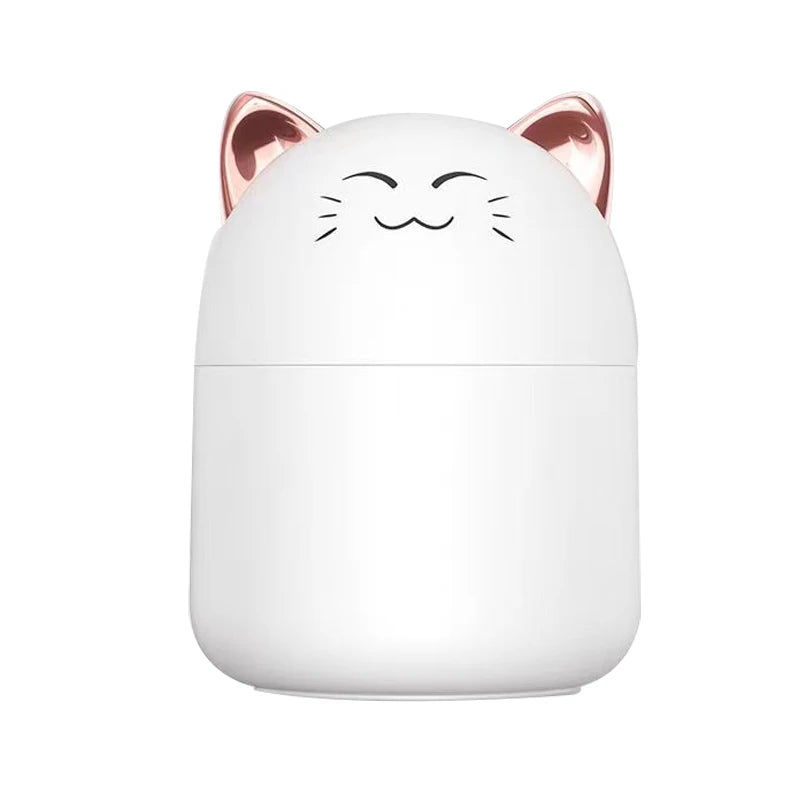 Humidificateur d'Air Mini USB Silencieux pour Chambre - Humidification Efficace avec Éclairage Ambiant et Portabilité Compacte