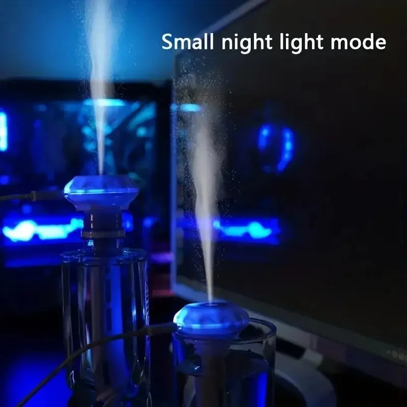 Portable Silent Air Humidifier with Adjustable Length – Ideal for Bedroom and Office, USB Operation, Less than 36 dB