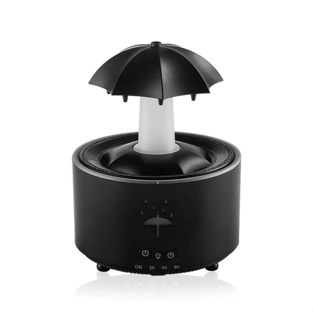 Humidificateur d'Air Rotatif avec Lumières de Nuit et Diffuseur d'Huiles Essentielles – Capacité de 300ML