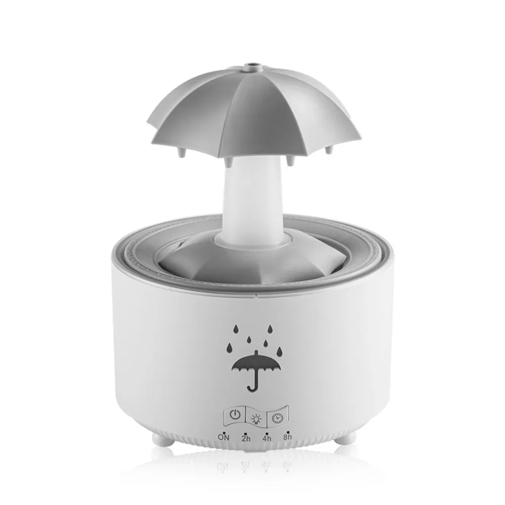 Humidificateur d'Air Rotatif avec Lumières de Nuit et Diffuseur d'Huiles Essentielles – Capacité de 300ML