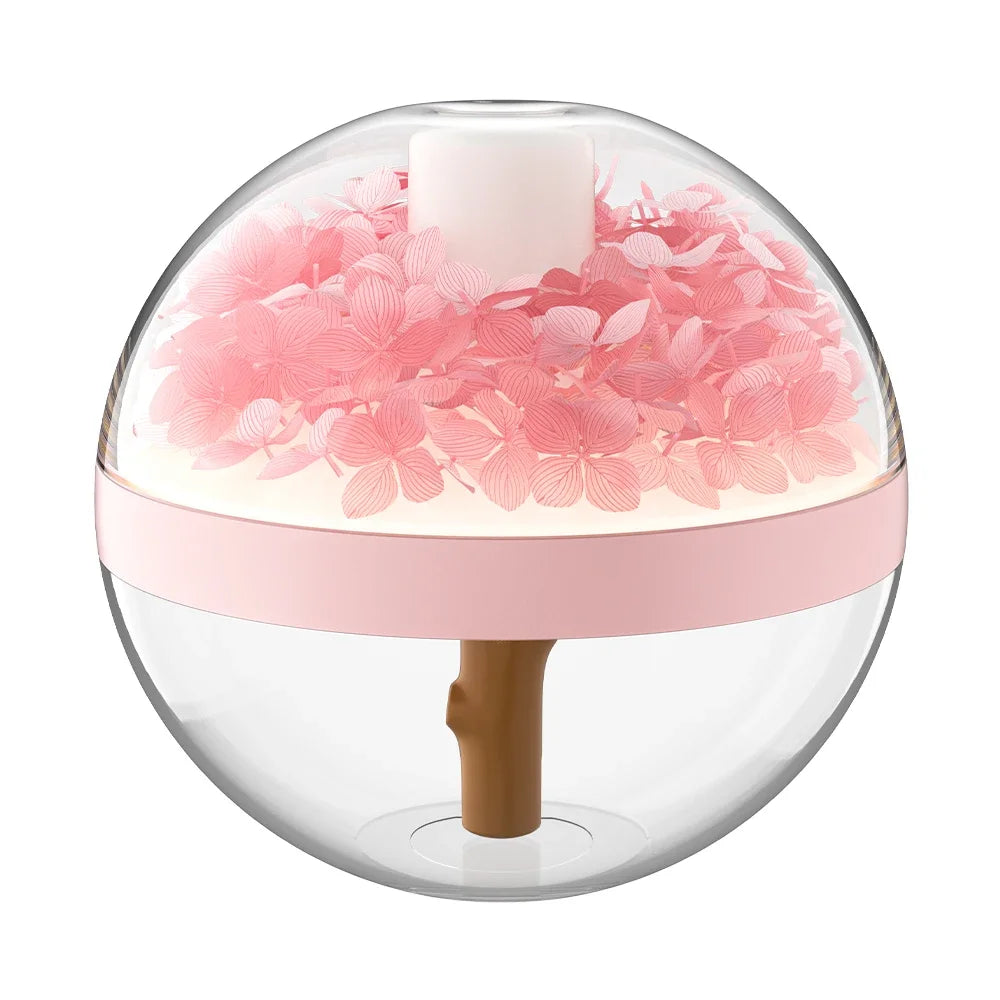 Humidificateur d'air USB rechargeable 270ML avec lumière LED et diffuseur de brume