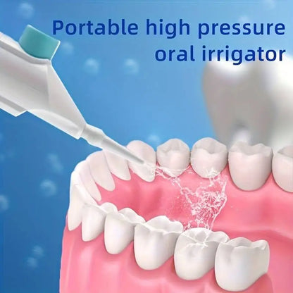 Portable High-Pressure Oral Irrigator for Effective and Convenient Dental Cleaning – Ideal for Adults and Children