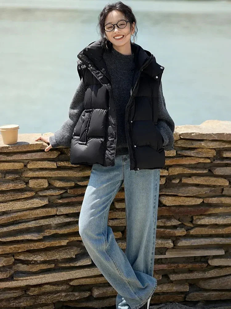 Veste matelassée Ivy Puff | Capuche, isolée en duvet