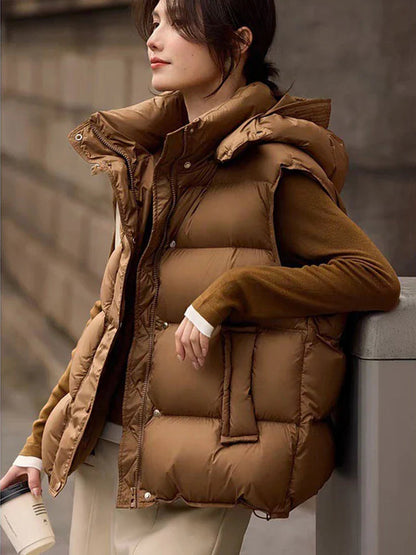 Veste matelassée Ivy Puff | Capuche, isolée en duvet