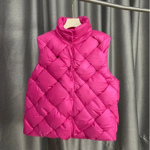 Ivy Puffer Vest | Oversized, Quilted Design