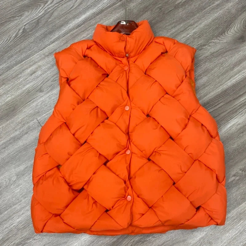 Ivy Puffer Vest | Oversized, Quilted Design