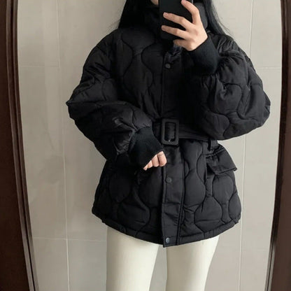 Ivy Quilted Coat | Oversized Cotton Insulation