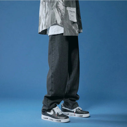 Jean Baggy Tapered for Men in Denim - Comfort and Casual Style