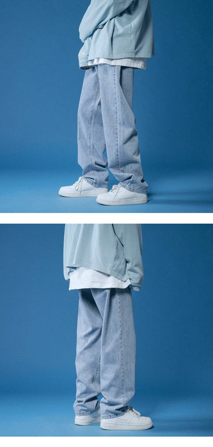 Jean Baggy Tapered for Men in Denim - Comfort and Casual Style