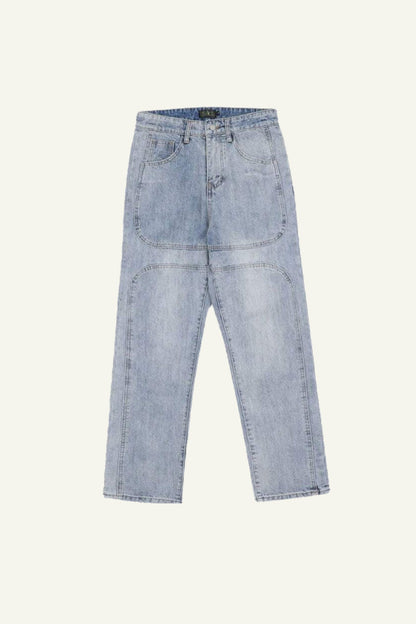 Women's High Waist Stacked Denim 100% Cotton – Comfortable and Trendy, Casual Jeans Pants for Women