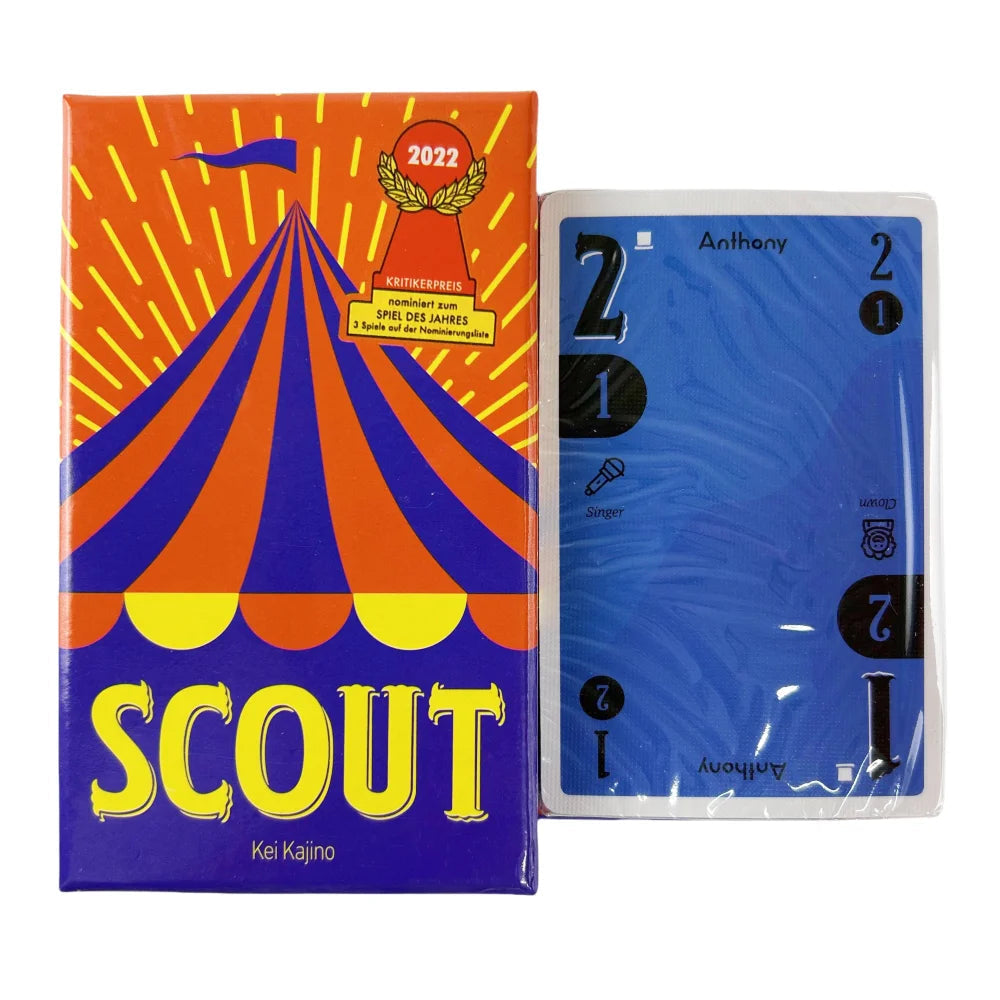 Circus Scout Card Game for 2 to 5 Players - Fun and Versatile Gameplay, High Quality Cards