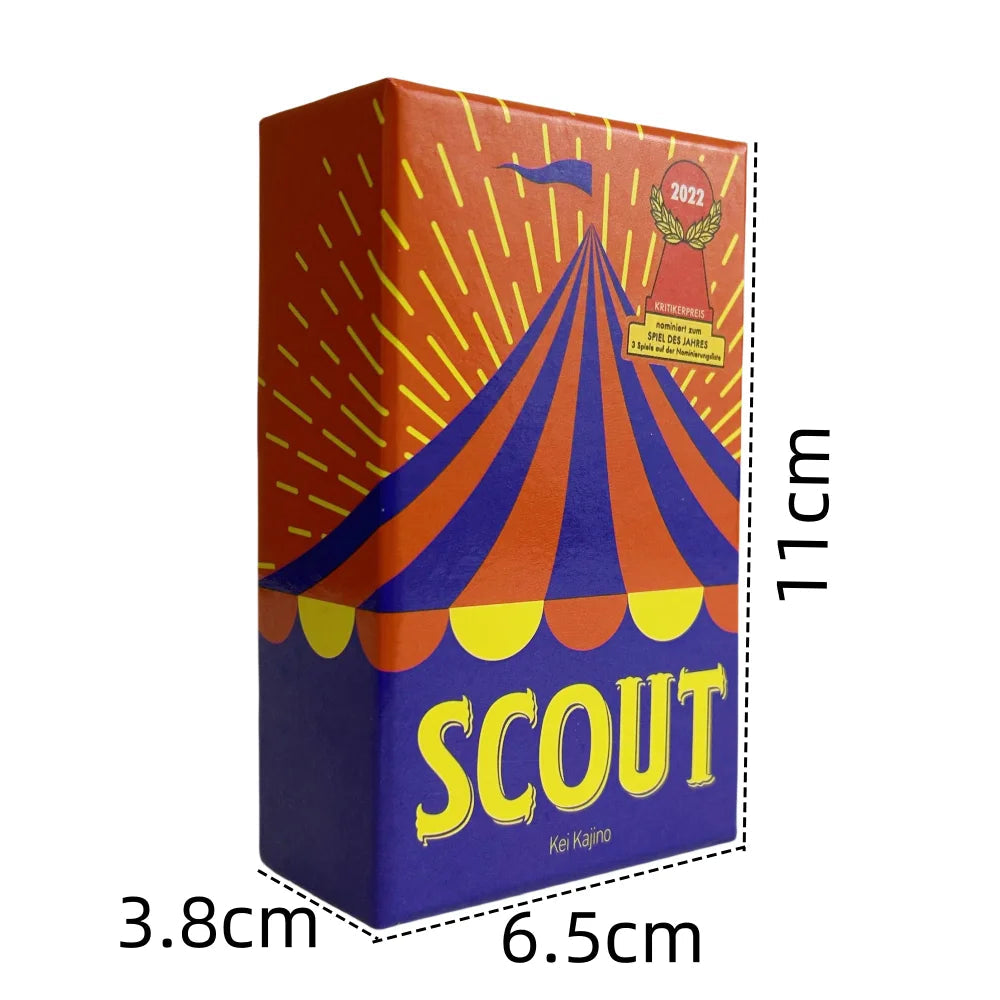 Circus Scout Card Game for 2 to 5 Players - Fun and Versatile Gameplay, High Quality Cards