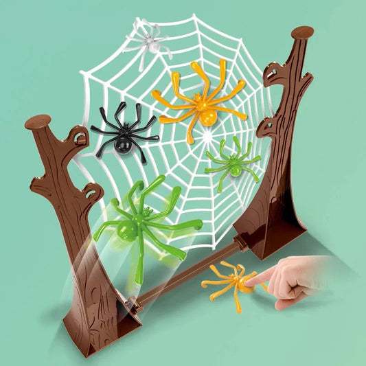 Interactive Board Game Jumping Spider for Children and Adults – Family Fun, Non-Toxic, 2 to 4 Players, Compact 33x30x6 cm